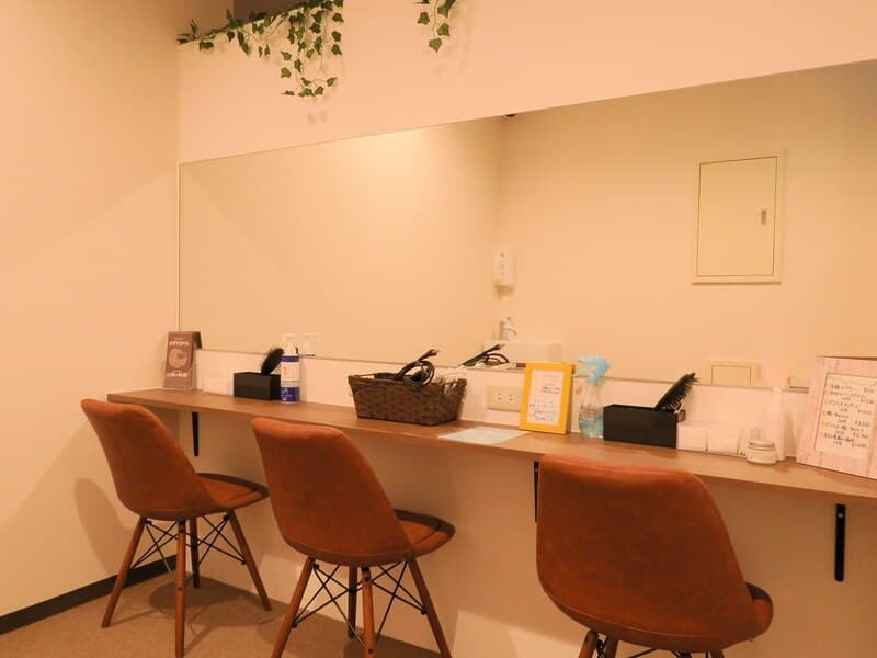 王様の昼寝 金町店のパウダーコーナー